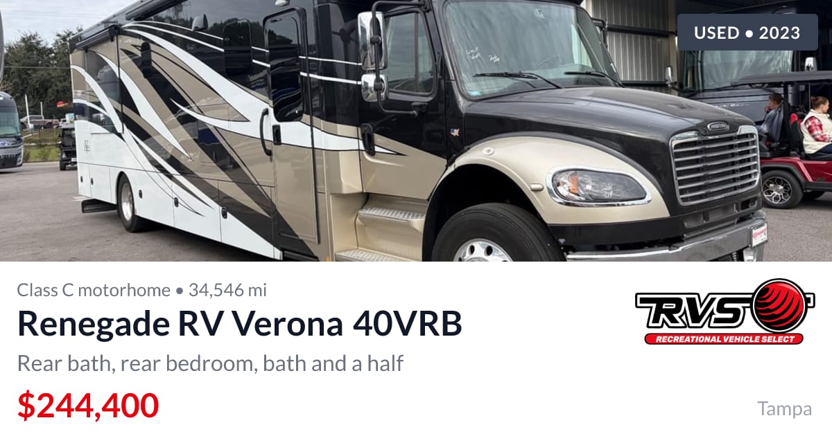 Renegade Verona For Sale